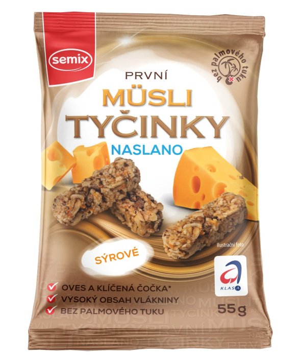 Müsli tyčinky sýrové